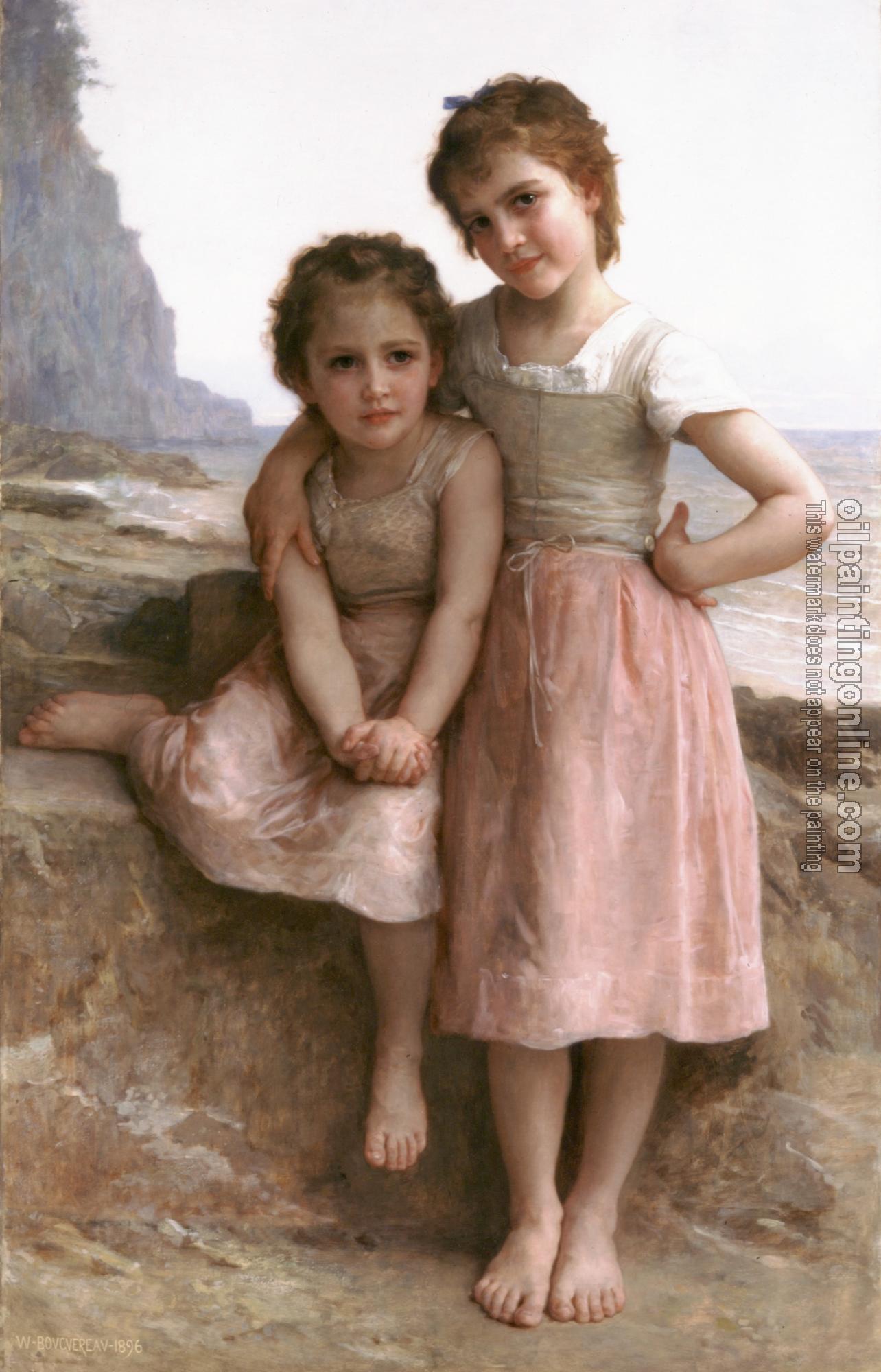 Bouguereau, William-Adolphe - On the Rocky Beach